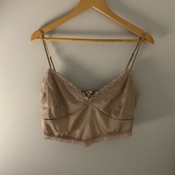 Lace Strap Crop Top - Picture 1 of 6